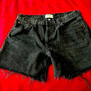 AGOLDE Parker Long Denim Shorts Size 30